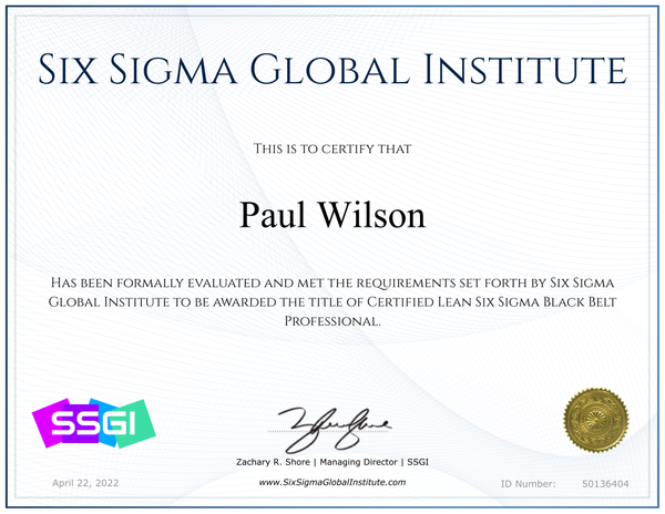 LEAN Six Sigma - Advantage Consulting Group